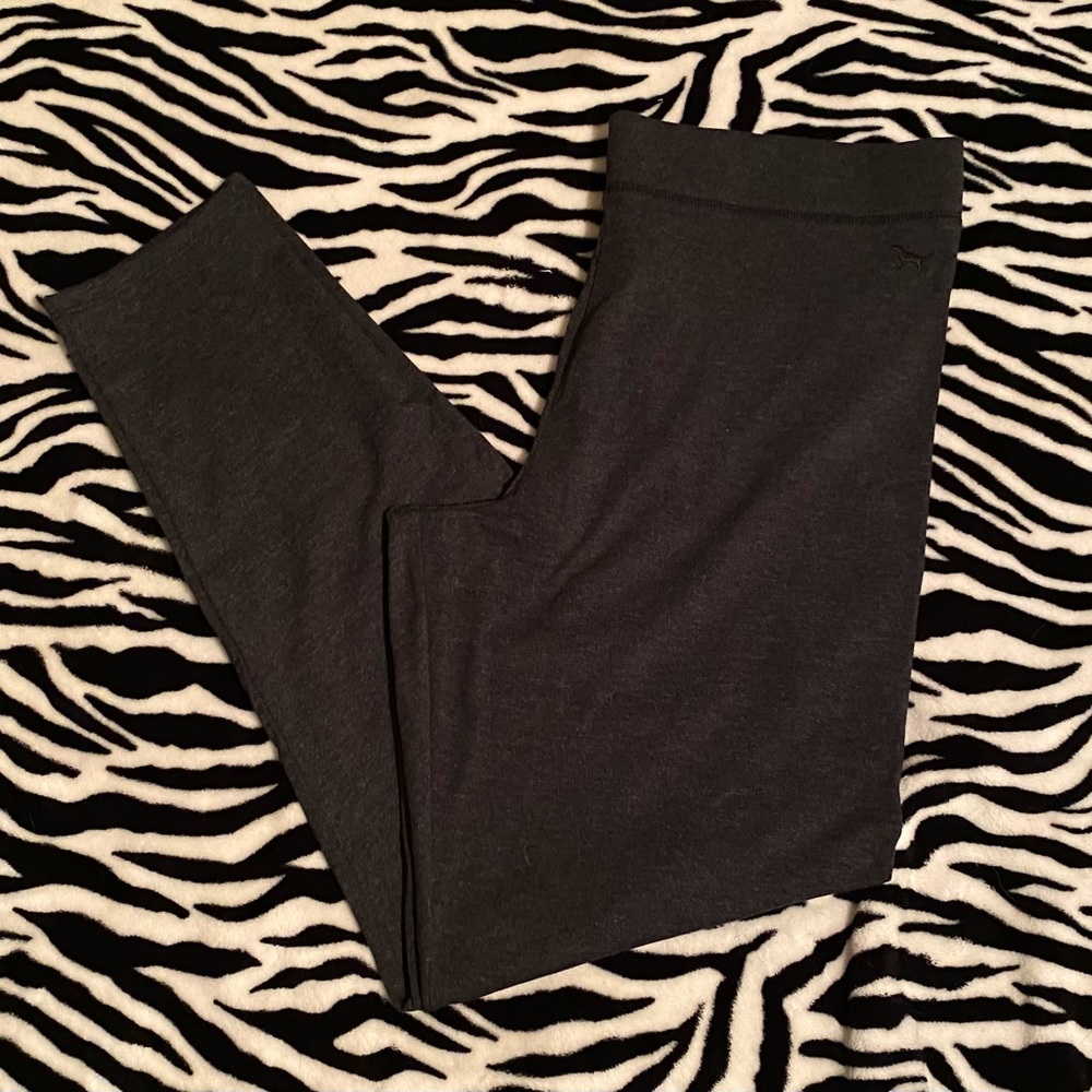 VS Pink dark, gray leggings size XL